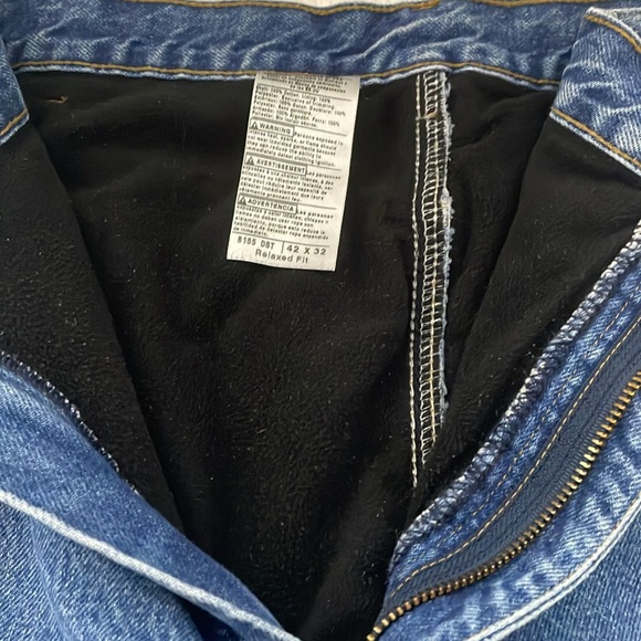 Carhartt Mens Insulated Jeans - Picture 7 of 9